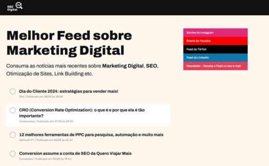 Melhor Feed sobre Marketing Digital